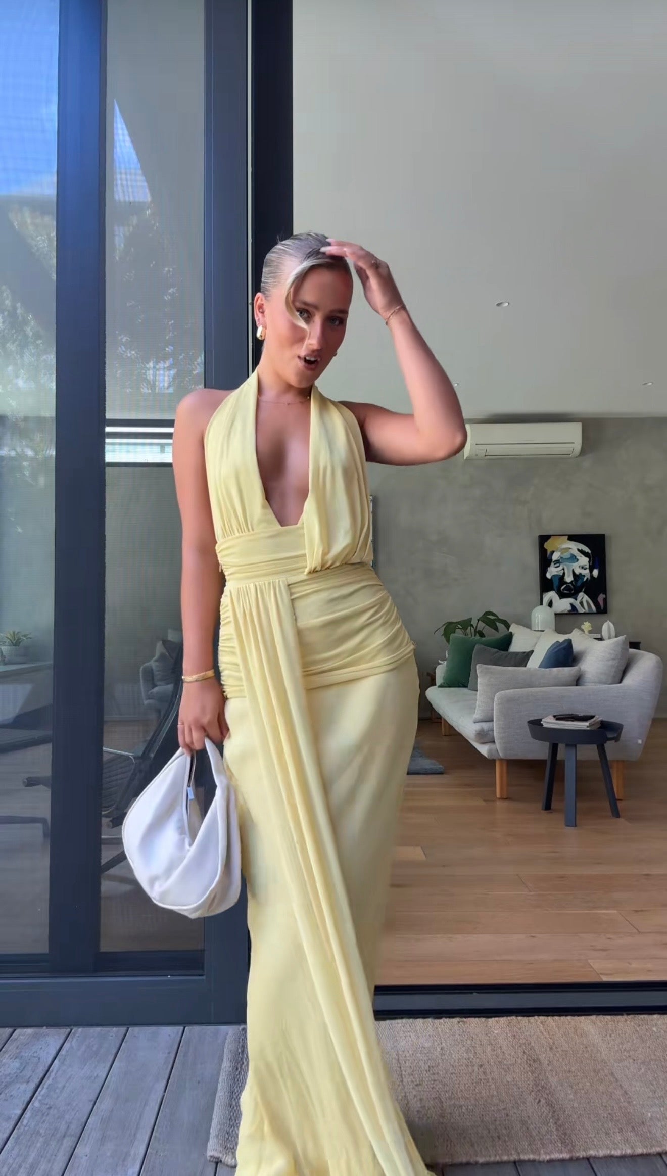 Cassis Drape Maxi Citron