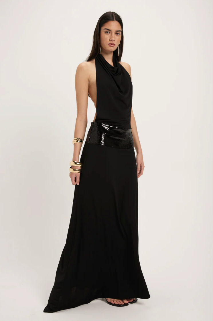 Adele gown Black