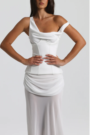 Cadence Gown White