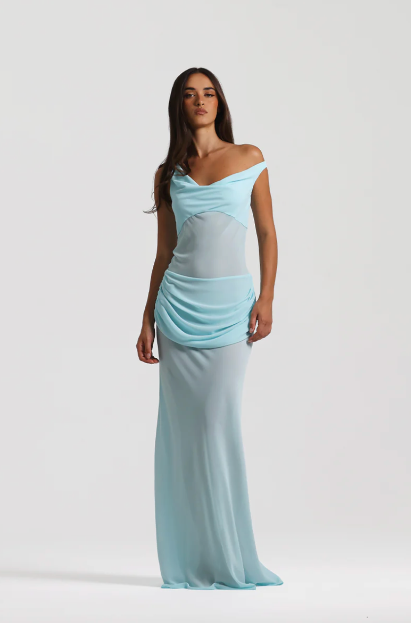 Cadence gown Baby Blue