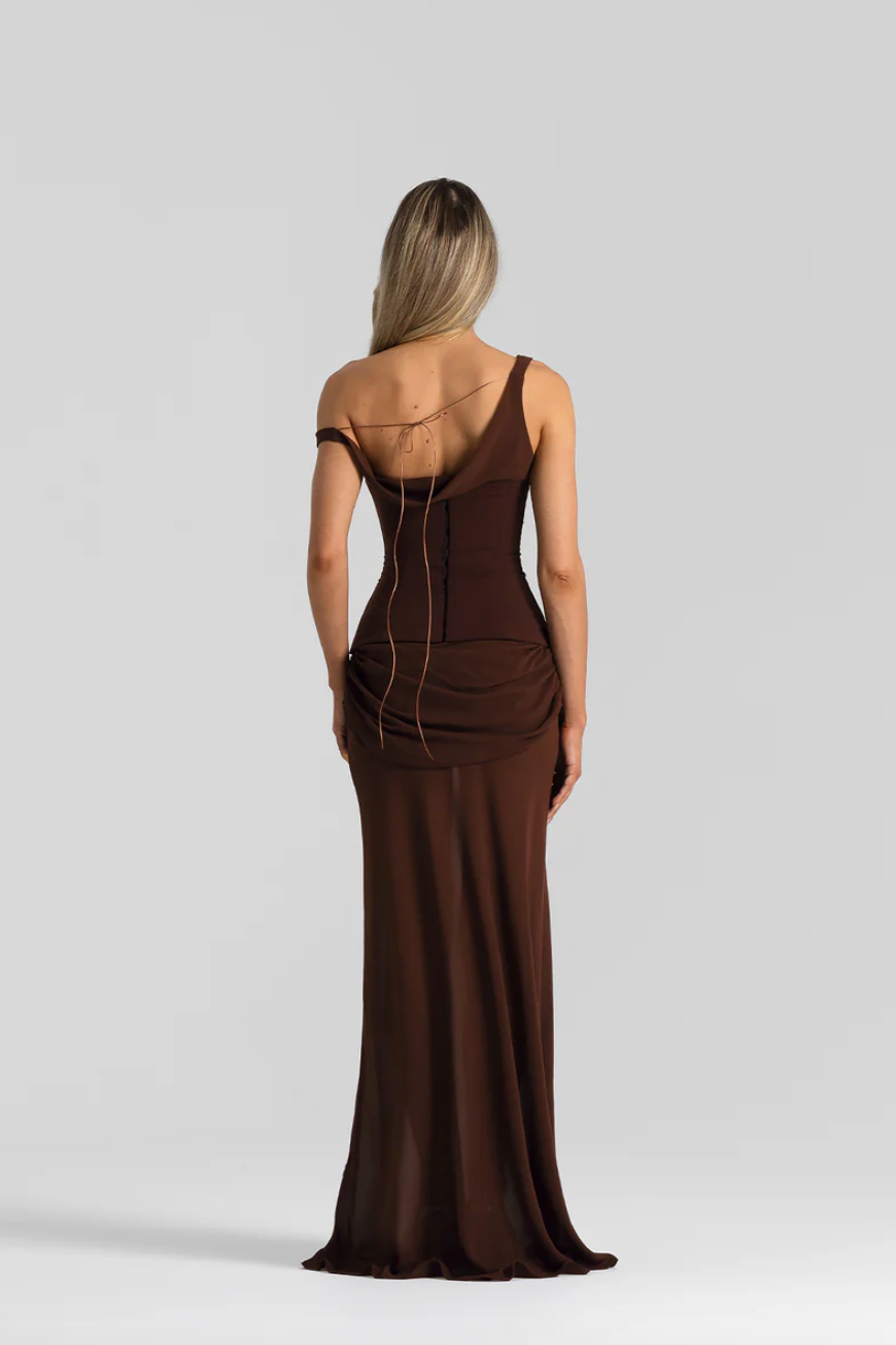 Cadence gown Brown