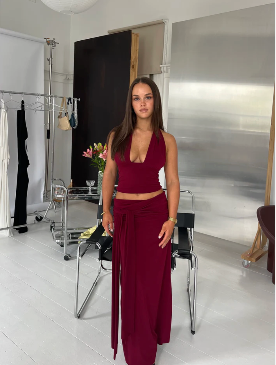 Sofia Set - Burgundy