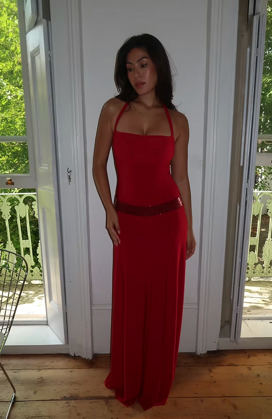Toscana Maxi Dress Red