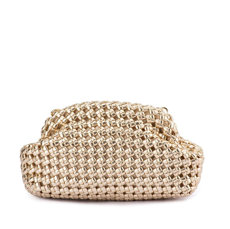 Everly Hand Woven Clutch