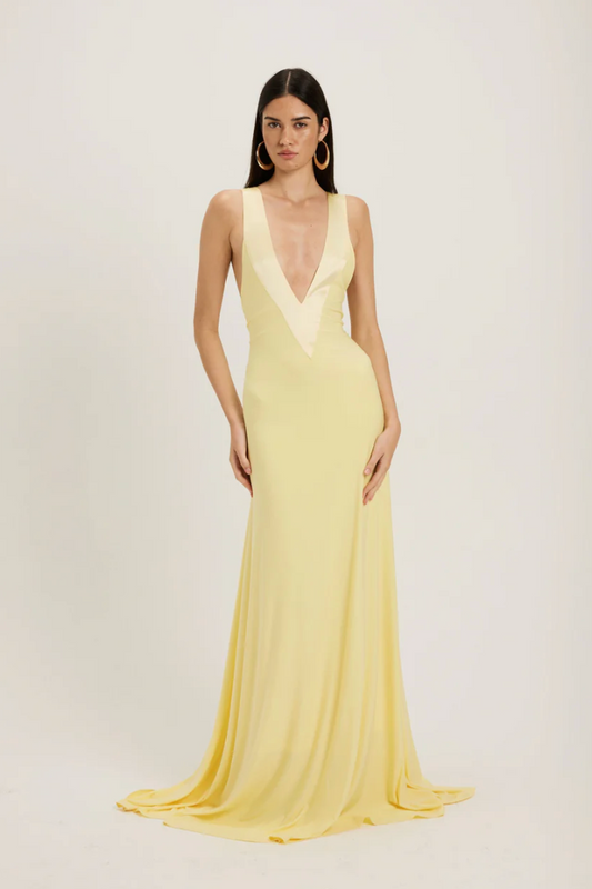 Rosa Gown Lemon