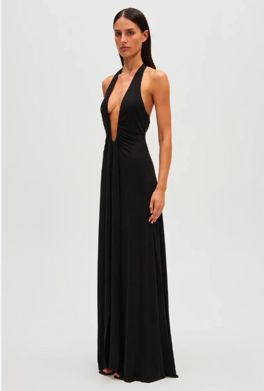 Cupro Maxi Black