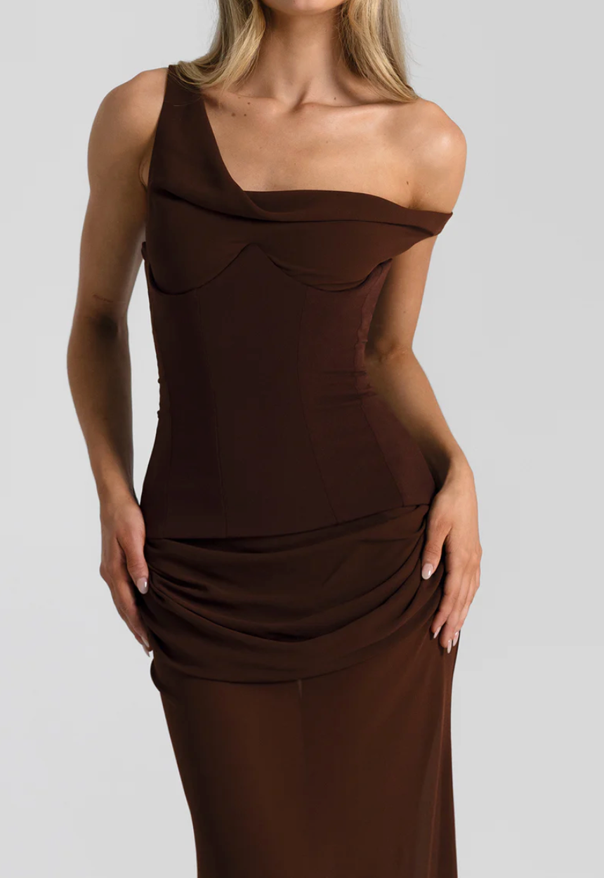 Cadence gown Brown