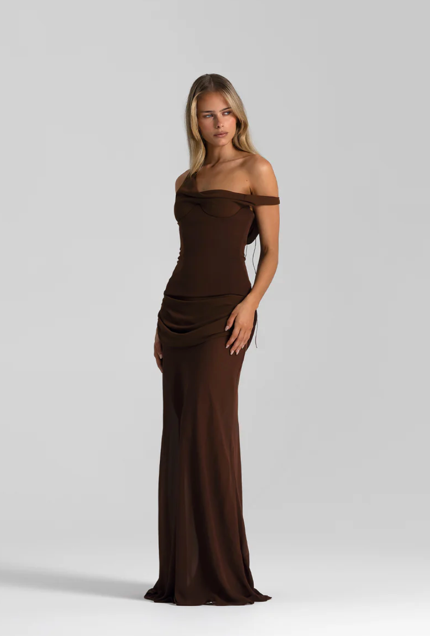 Cadence gown Brown