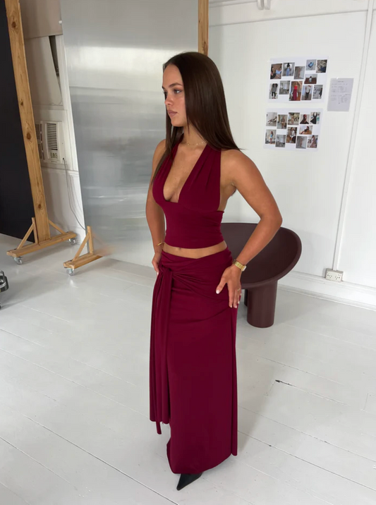 Sofia Set - Burgundy