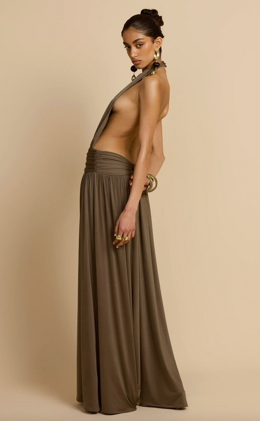 Santina Dress - Khaki