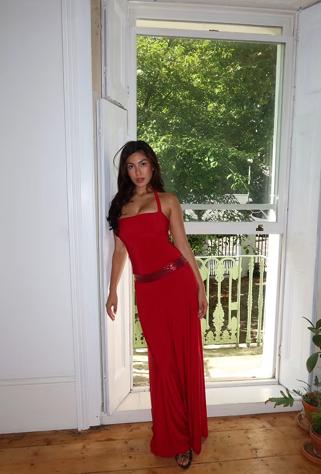Toscana Maxi Dress Red