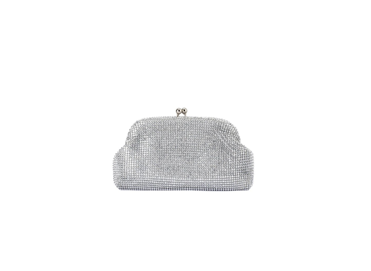 Ela Crystal Mesh Clutch