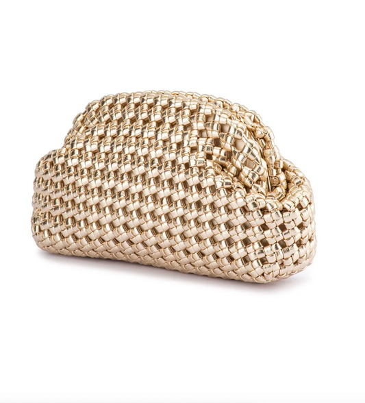 Everly Hand Woven Clutch