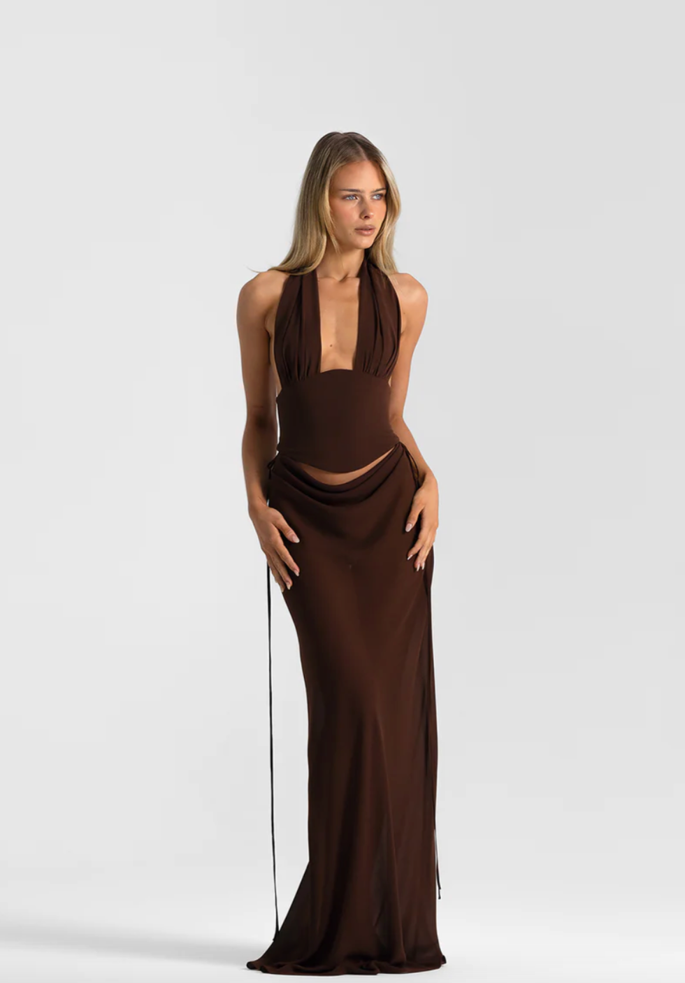 Bronte Top & Allira Skirt Espresso