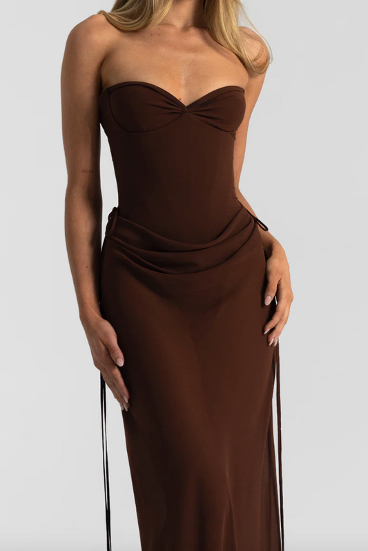 Verity Bustier & Allira Skirt Espresso