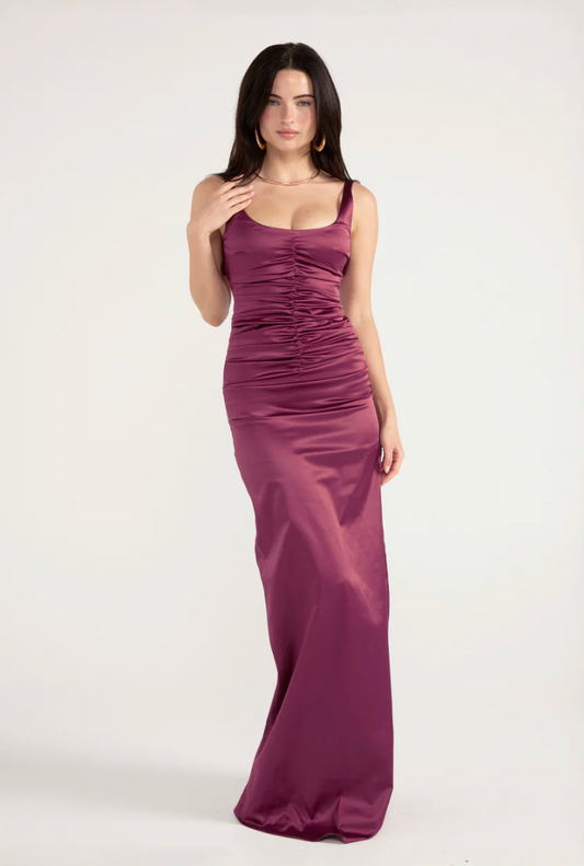 Atlein Gown Plum