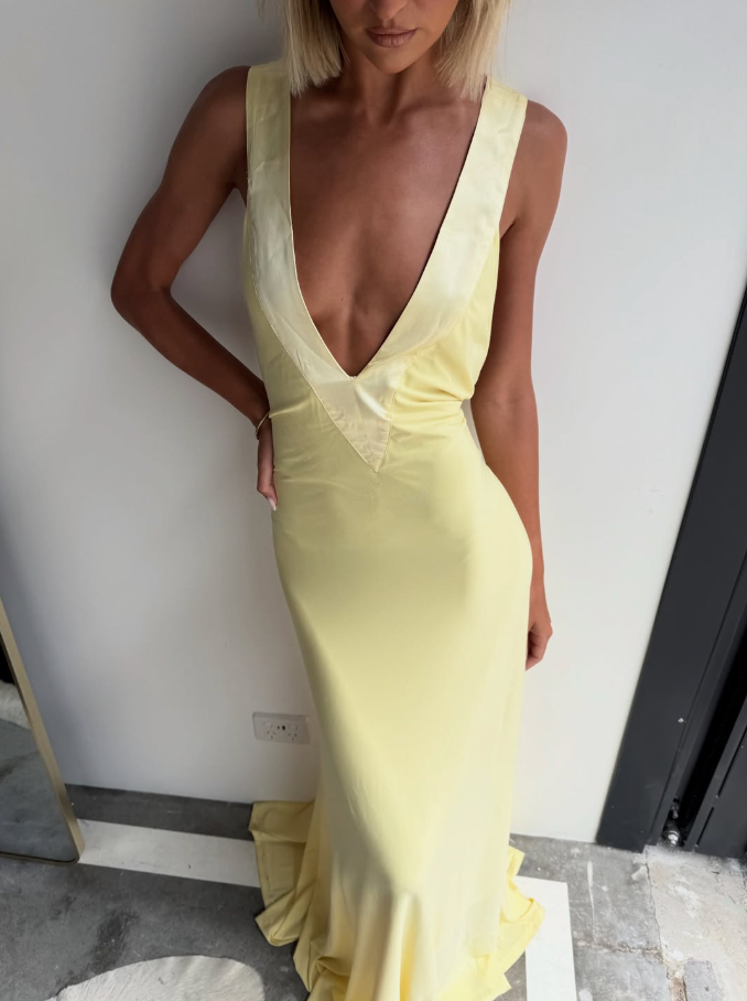 Rosa Gown Lemon
