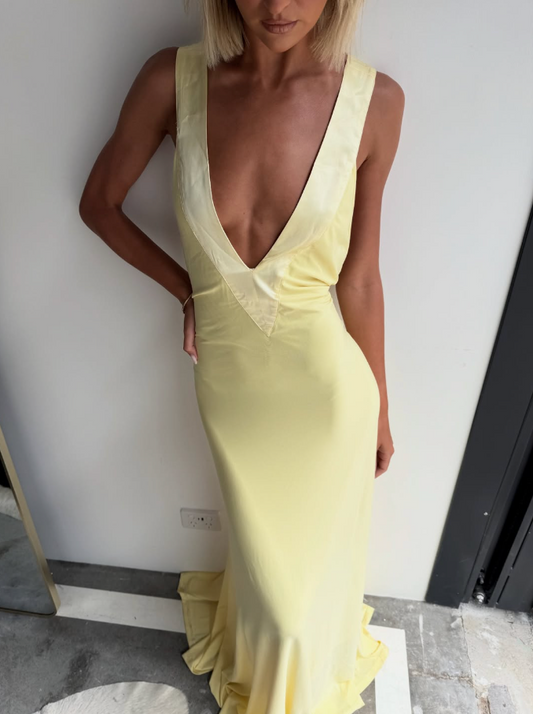Rosa Gown Lemon