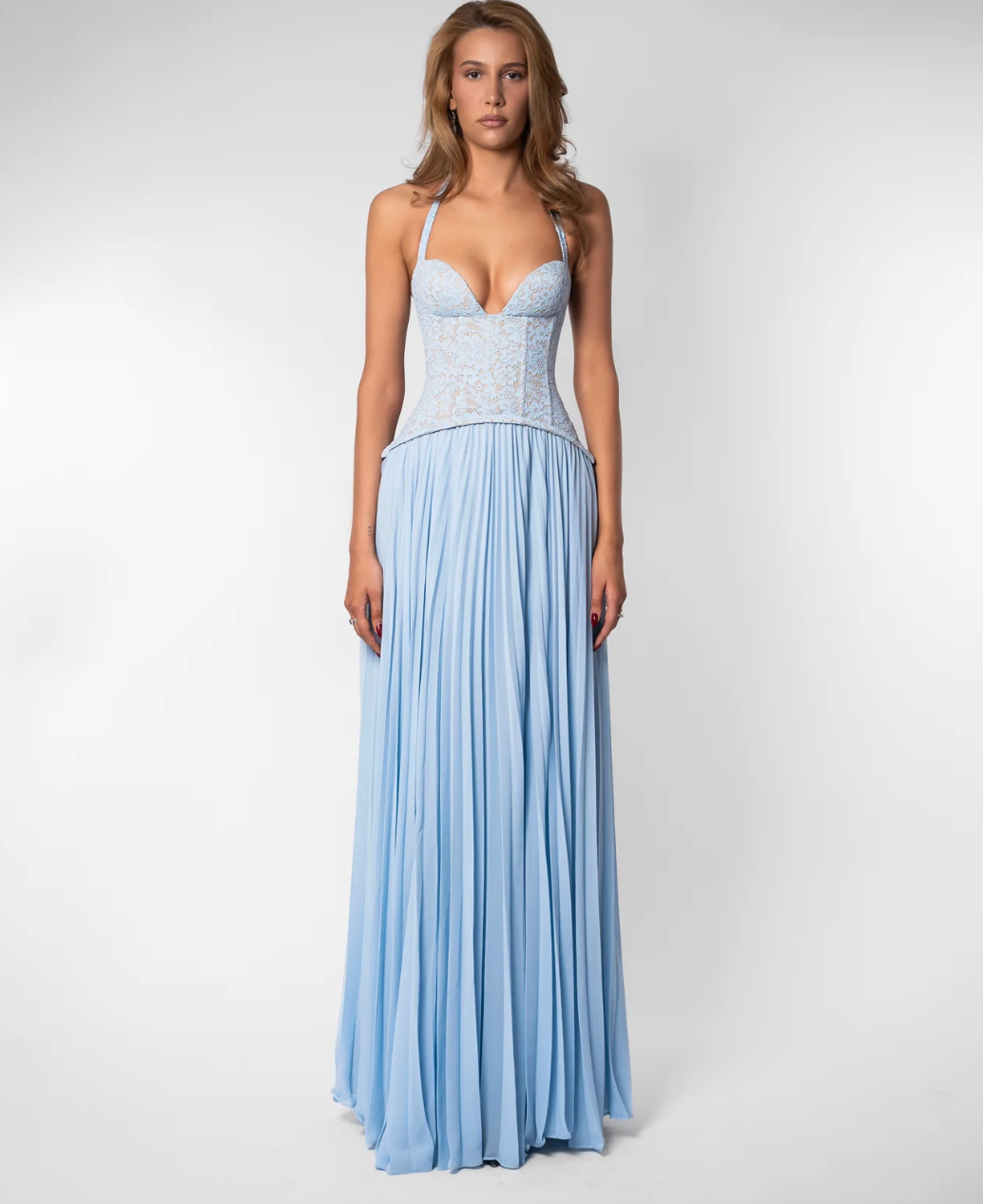 Gaia Dress Blue