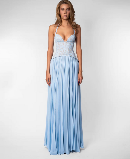 Gaia Dress Blue