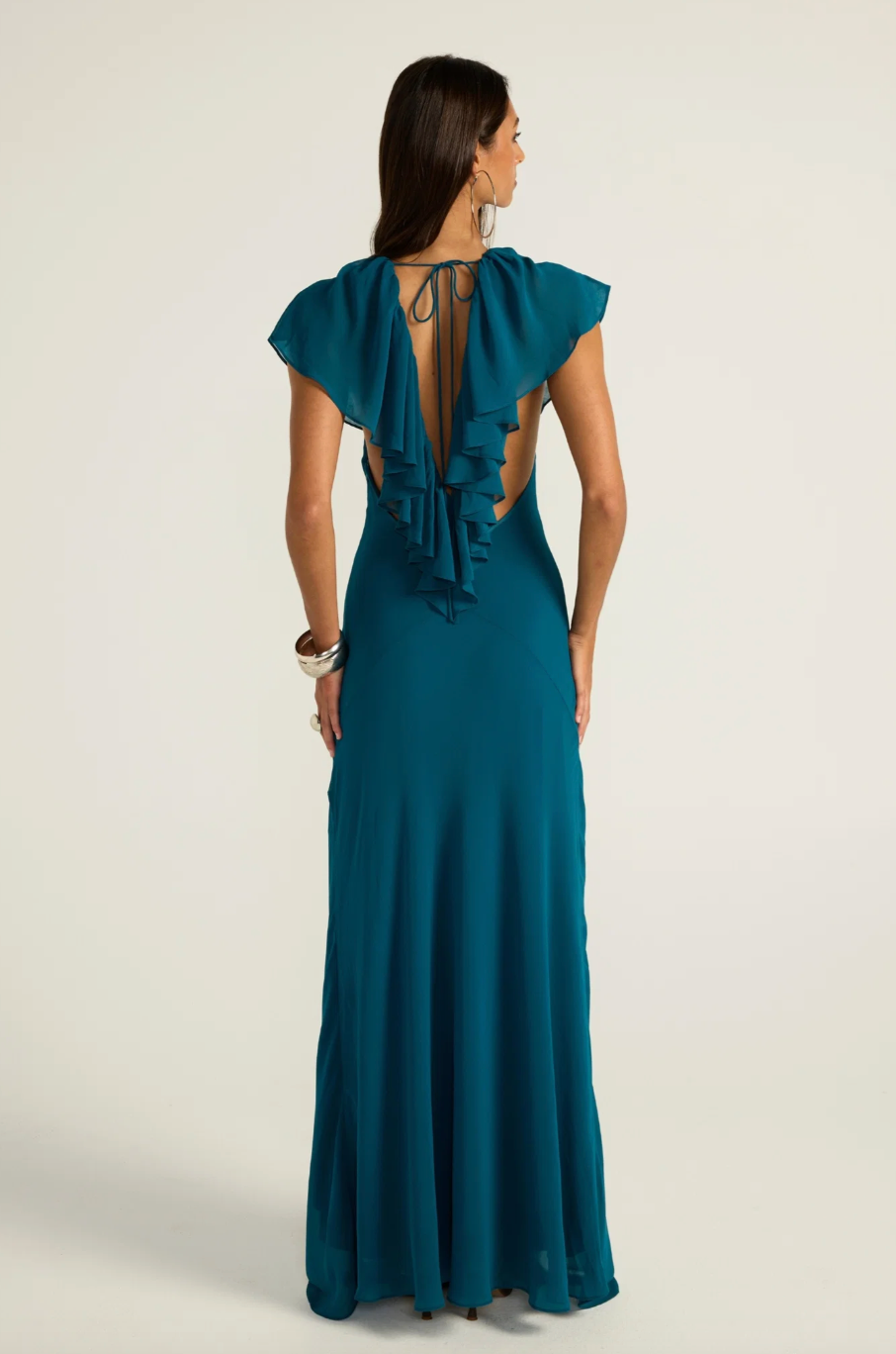 Clover Gown Teal
