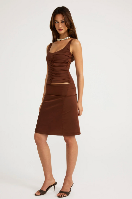 Atlein Midi Set Brown