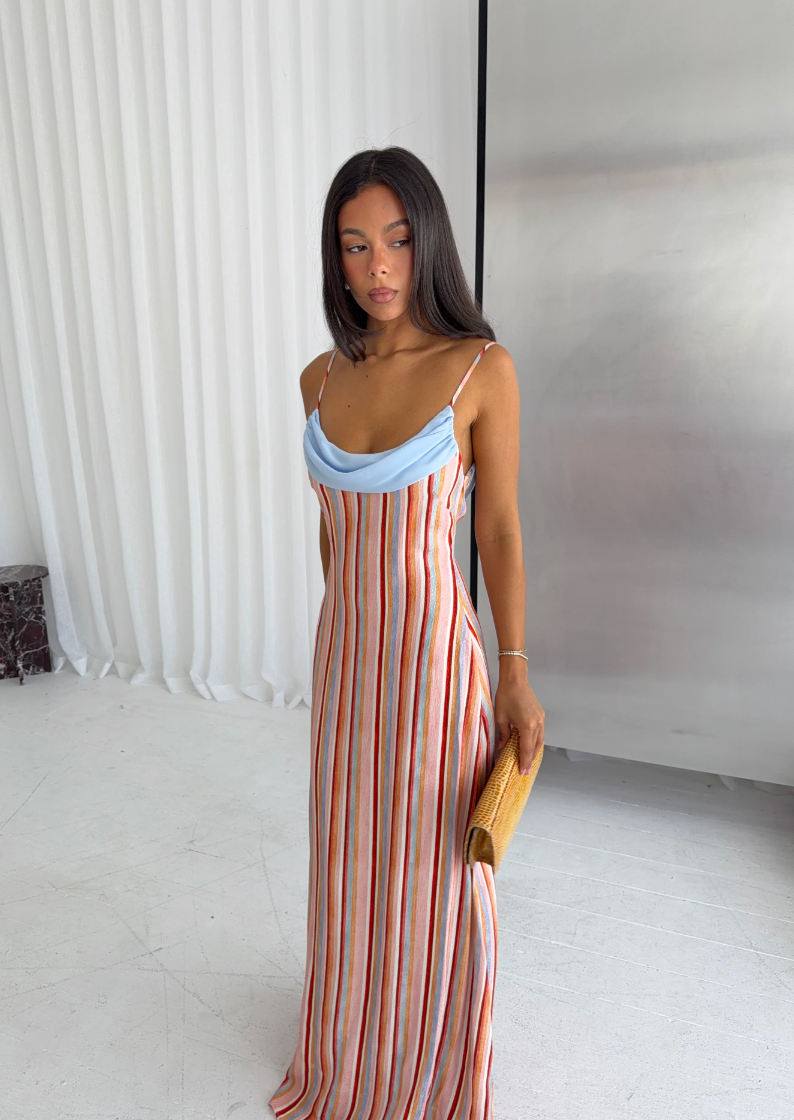 Draped Slip Dress